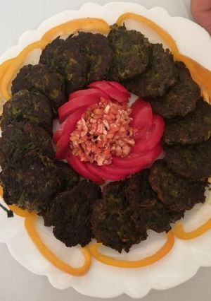عکسی از دستور کوکو اسفناج فوق العاده خوشمزه😋