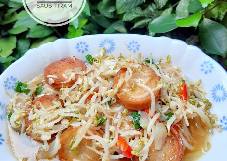 BIKIN NAGIH! Resep Tauge Scallop Saus Tiram