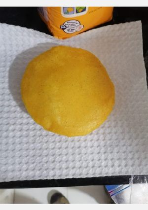 Una foto de Árepa de huevo