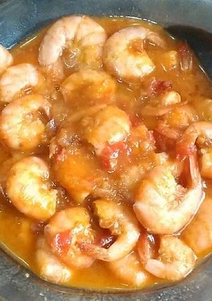 Foto resep Udang Saos Padang
