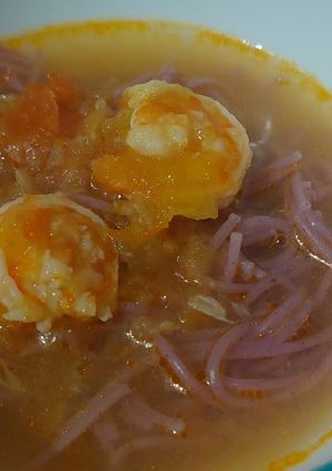 Foto resep MPASI Mie Kuah Tom Yum (11+ bulan)