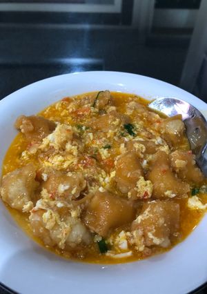Foto resep Seblak basah siomay telur