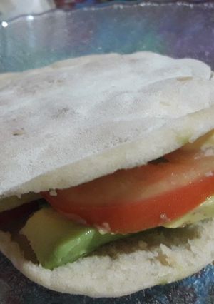 Una foto de Sanguchito antojito vegetariano
