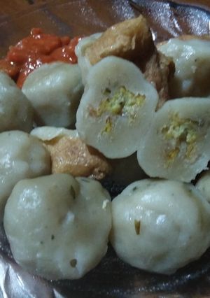 Foto resep Cilok kanji isi telur endes