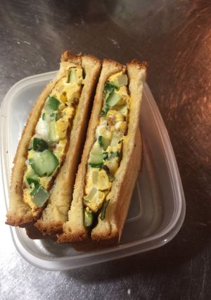 歐姆蛋三明治 的食譜成品照片