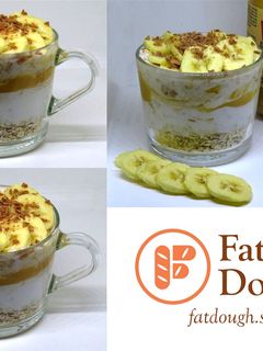 A picture of Banana Peanut Butter Overnight Oats.