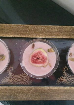 A picture of Anjeeri custard.