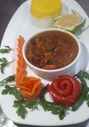عکسی از دستور خورشت لوبیا هویج