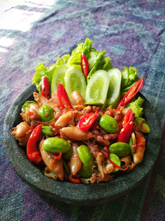 Foto resep Sambel Cumi asin Pete