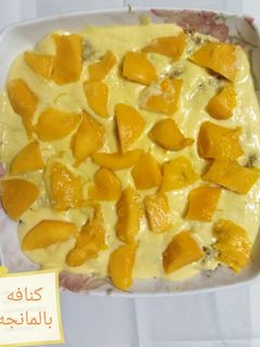 صورة لوصفة كنافه بالمانجو