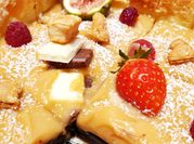 Une photo de tarte chocolat