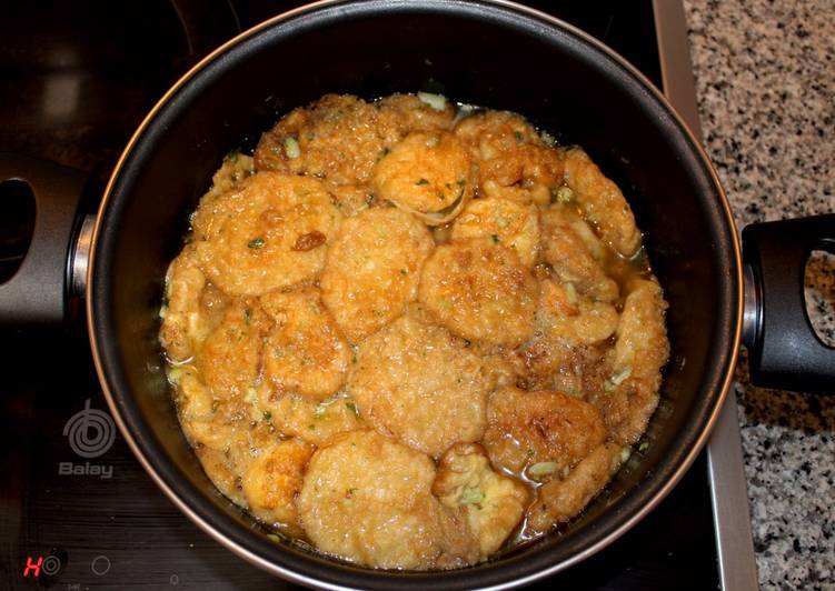 Cazuela (patatas con bacalao y huevos cocidos)