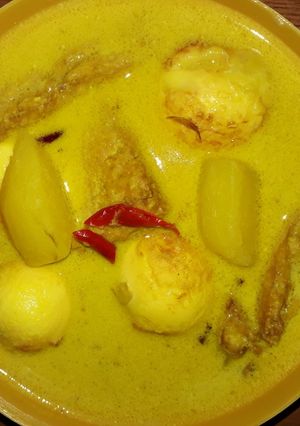 Foto resep Lodeh kentang telur