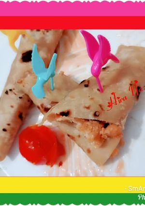 A picture of #Zinger #Paratha #Rolls !!.