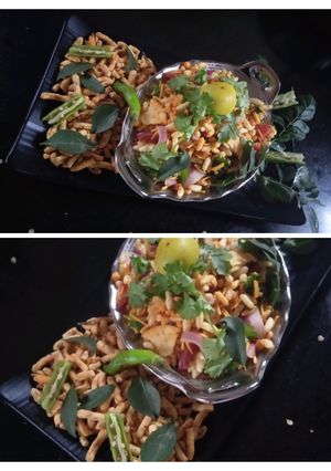 A picture of Chatpati/ Namkeen Bhel.