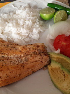 Una foto de Salmón Rápido