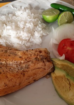 Una foto de Salmón Rápido