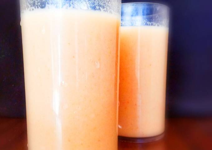 Step-by-Step Guide to Make Mario Batali Apple Almond Dates smoothie with coconut milk