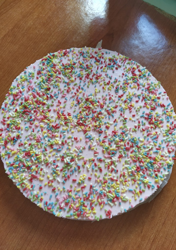 Una foto de Tarta de petit suisse