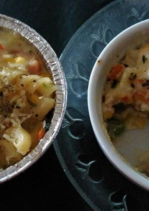 Foto resep Macaroni mix vegetable tanpa telur