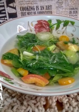 Foto resep Sayur Bayam Oyong ala Mimi Firda
