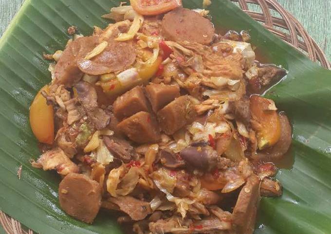 Wajib coba! Resep memasak Gongso bakso,ayam&amp;ati ampela yang nagih banget