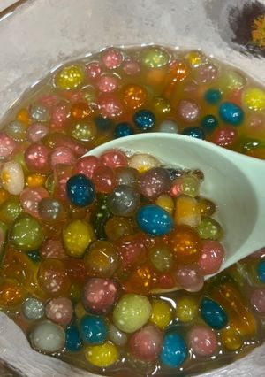 彩虹蜂蜜粉圓 的食譜成品照片