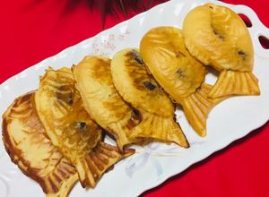 Una foto de Japanese Taiyaki 🥣 Pastelitos con forma de Pez  con Rellenos Diferentes !