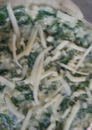 A picture of Creamed spinach corn.