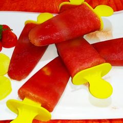 Watermelon and Pomegranate Kulfi A picture of Watermelon and Pomegranate Kulfi.