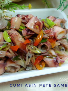 Foto resep Cumi Asin Pete Sambal Matah
