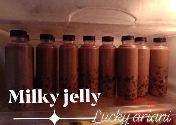 Milky jelly coklat