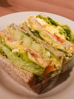 Foto resep Egg salad sandwich