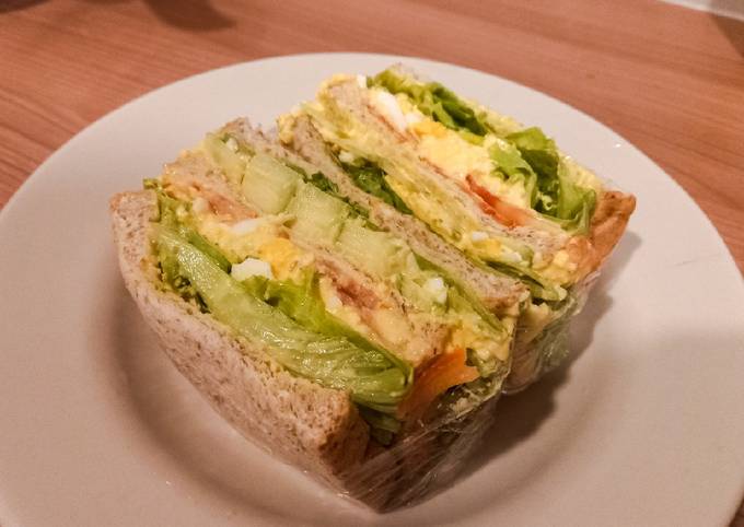 Resep Egg salad sandwich, Lezat