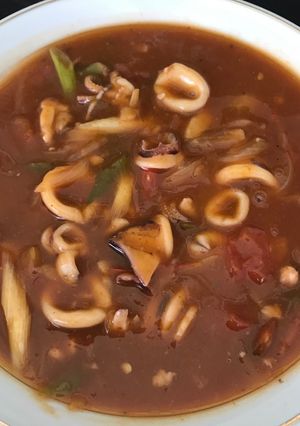 Foto resep Cumi saos padang