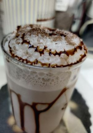 A picture of Healthy flax seeds smoothie.