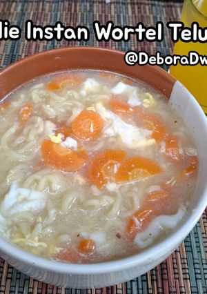 Foto resep Mie Instan Wortel Telur