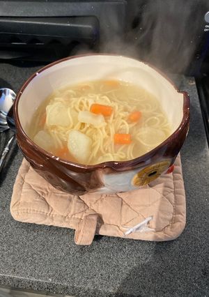 A picture of Chicken Noodle Soup.