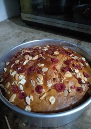 A picture of Cherry cake.