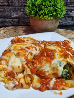 Una foto de CANELONES DE ESPINACAS Y RICOTTA ❤️
