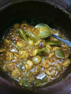 A picture of Prawn spicy gravy.
