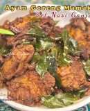 Ayam Goreng Mamak Set Nasi Ganja (Part 2: Menggoreng)