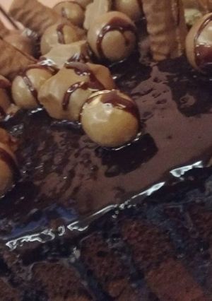 صورة لوصفة طريقة عمل كيكة الشوكولاته بالهيرشي