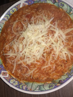 Una foto de Rico arroz con carne picada