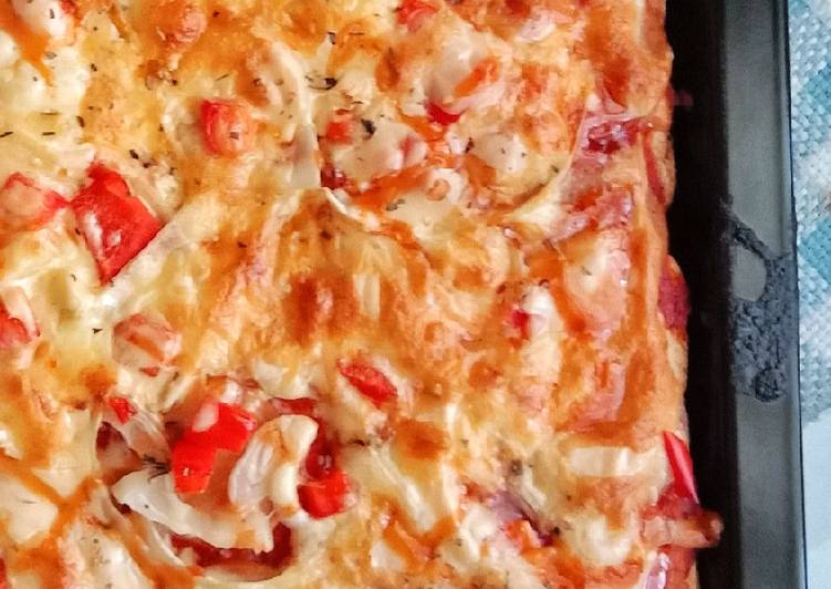 Resepi:  Pizza Roti Gardenia  Termudah