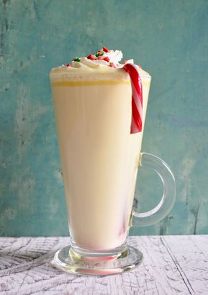A picture of Peppermint White Hot Chocolate.