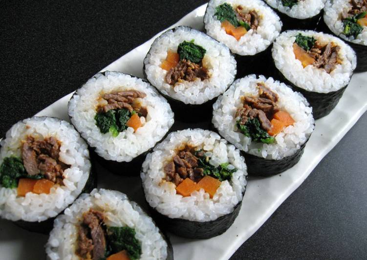 Recipe of Ultimate Yakiniku Sushi Rolls