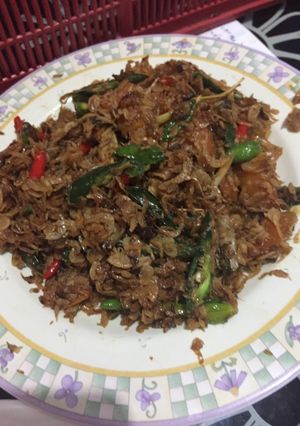 Foto resep Tumis ikan asin rebon