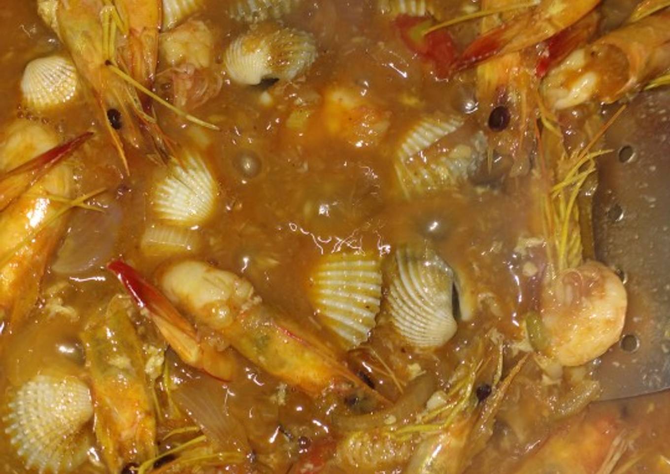 Udang kerang asam manis yihuuy
