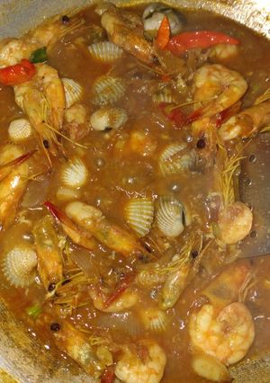 Foto resep Udang kerang asam manis yihuuy